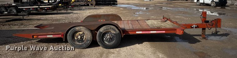 image for item EU6444 1994 Ditch Witch TP18 tilt deck equipment trailer