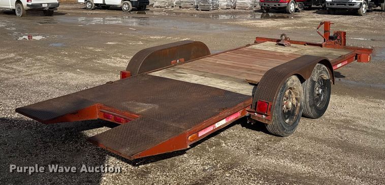 image for item EU6444 1994 Ditch Witch TP18 tilt deck equipment trailer