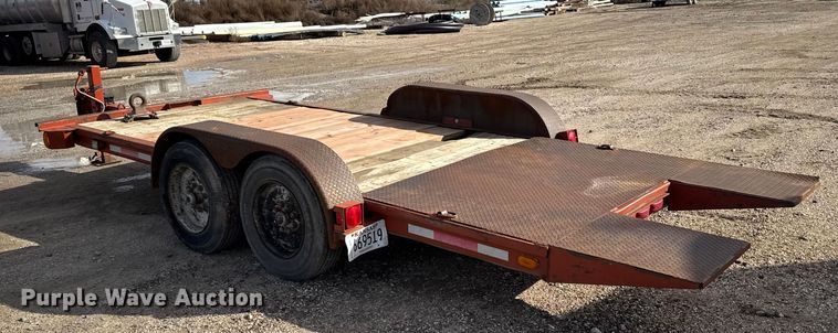 image for item EU6444 1994 Ditch Witch TP18 tilt deck equipment trailer