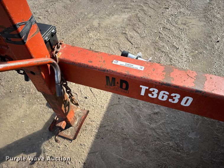 image for item EU6444 1994 Ditch Witch TP18 tilt deck equipment trailer