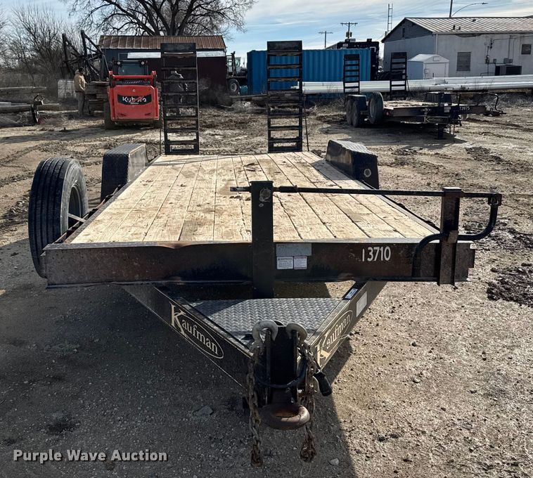 image for item EU6447 2019 Kaufman D-Deluxe  utility trailer