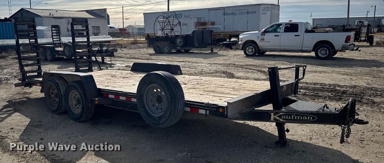 image for item EU6447 2019 Kaufman D-Deluxe  utility trailer