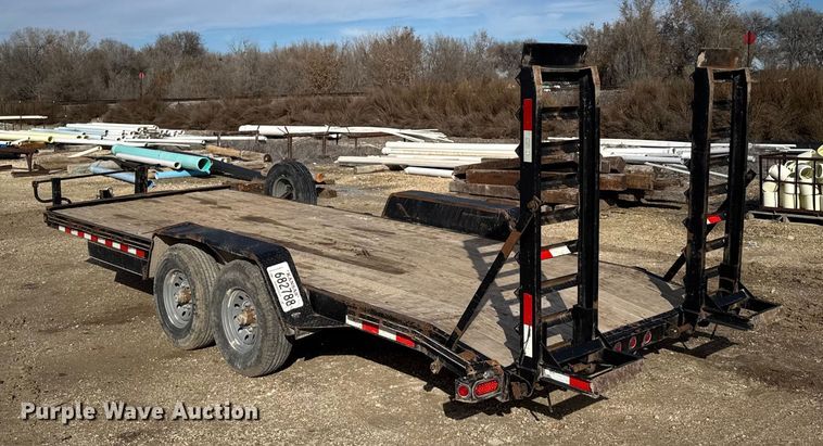 image for item EU6447 2019 Kaufman D-Deluxe  utility trailer