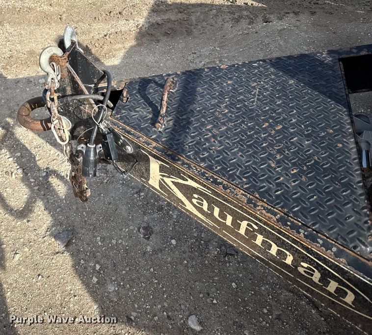 image for item EU6447 2019 Kaufman D-Deluxe  utility trailer