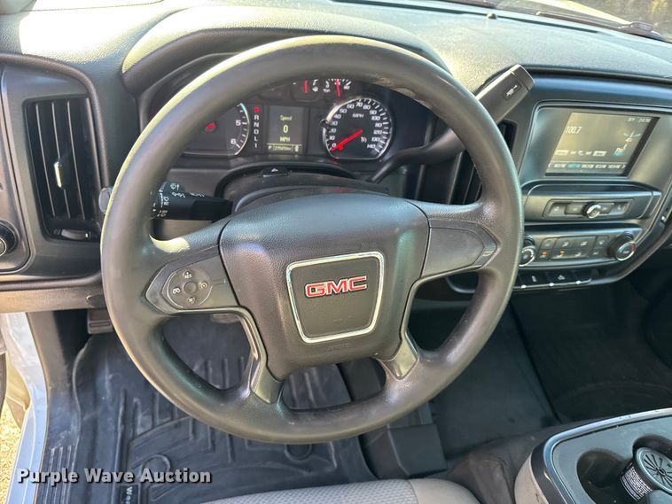 image for item EU6456 2018 GMC Sierra 2500HD Double Cab flatbed pickup truck