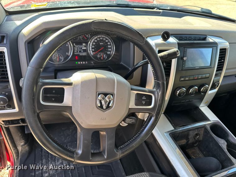 image for item EU6467 2011 Dodge Ram 3500 Crew Cab flatbed pickup truck