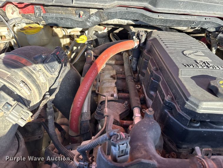 image for item EU6467 2011 Dodge Ram 3500 Crew Cab flatbed pickup truck