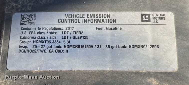 image for item EV3308 2017 Chevrolet Silverado 1500 Crew Cab pickup truck