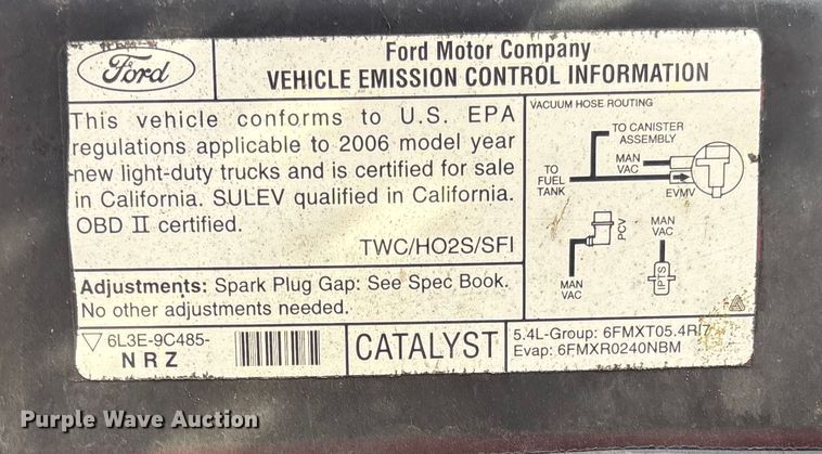 image for item EV3336 2007 Ford F150 XLT Ext. Cab pickup truck