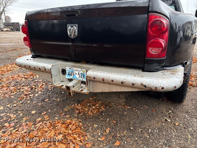 image for item EV3338 2007 Dodge Ram 3500 Quad Cab pickup truck
