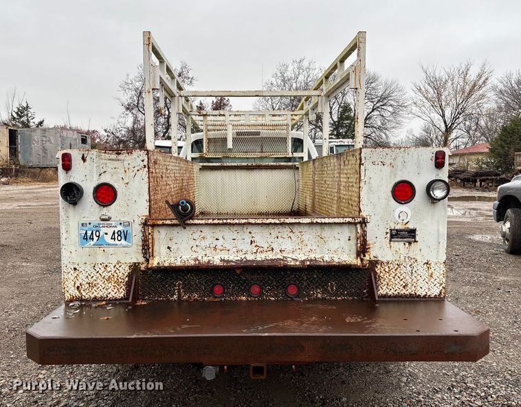 image for item EV3340 2008 Ford F350 XL Super Duty utility bed pickup truck