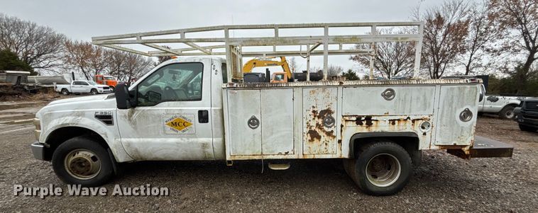 image for item EV3340 2008 Ford F350 XL Super Duty utility bed pickup truck