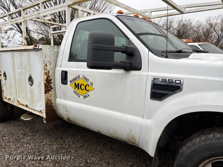 image for item EV3340 2008 Ford F350 XL Super Duty utility bed pickup truck