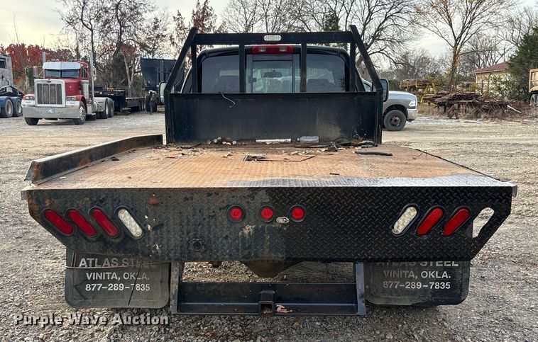 image for item EV3341 2006 Dodge Ram 3500 Quad Cab flatbed pickup truck