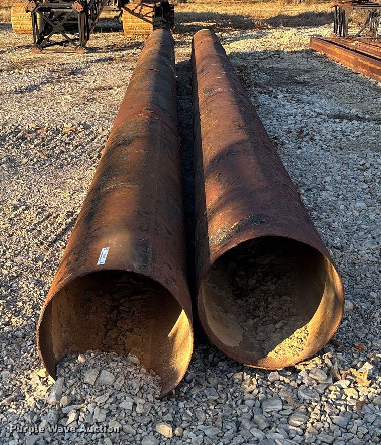 image for item EV3472 (2) steel pipe