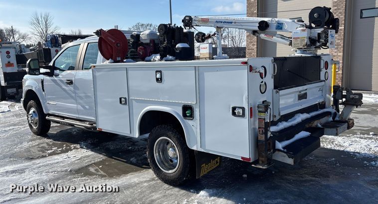 image for item FG1507 2017 Ford F350 SuperCab utility bed pickup truck