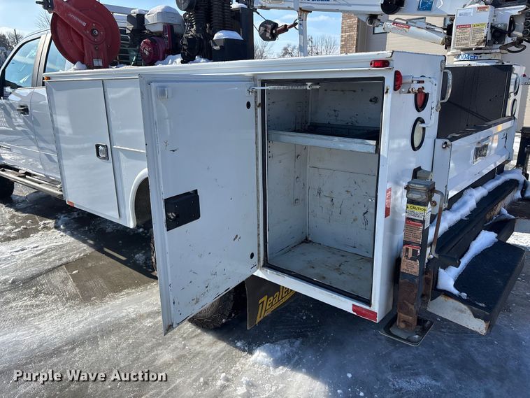 image for item FG1507 2017 Ford F350 SuperCab utility bed pickup truck