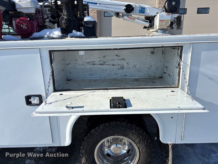 image for item FG1507 2017 Ford F350 SuperCab utility bed pickup truck