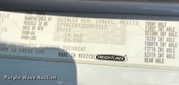 image for item FG1508 2011 Freightliner Business Class M2 utility / service truck