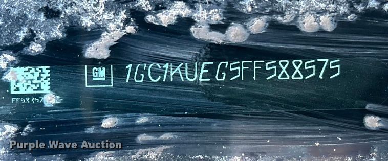 image for item FG1539 2015 Chevrolet Silverado 2500HD Crew Cab pickup truck cab and chassis