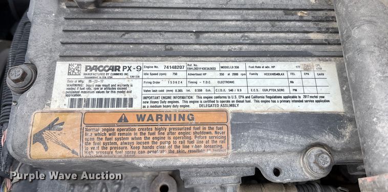 image for item FG1540 2018 Kenworth T370 utility / service truck