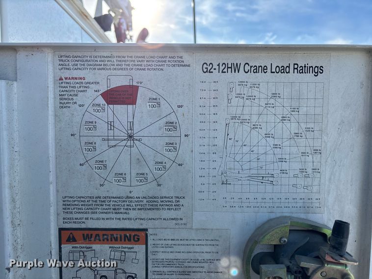 image for item FG1541 2019 Peterbilt 337 utility / service truck