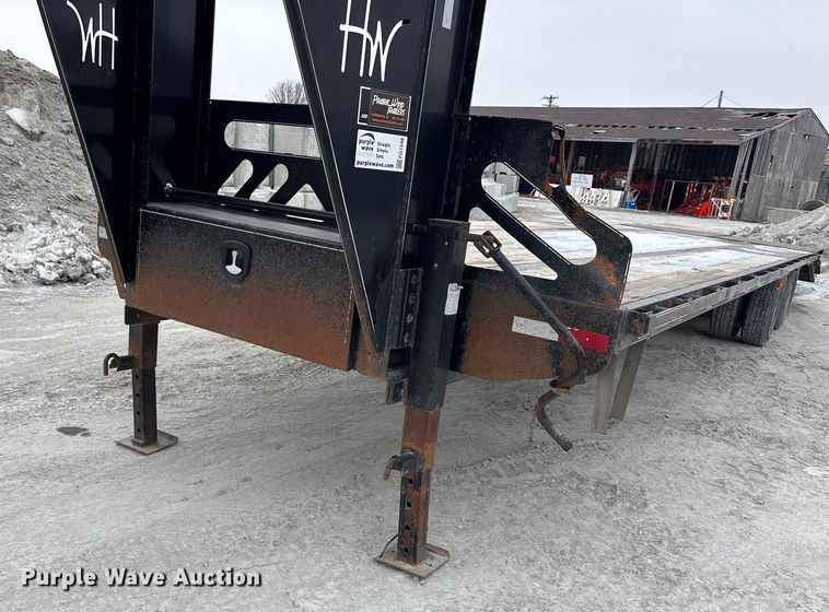 image for item FG1548 2021 H & W trailers equipment trailer