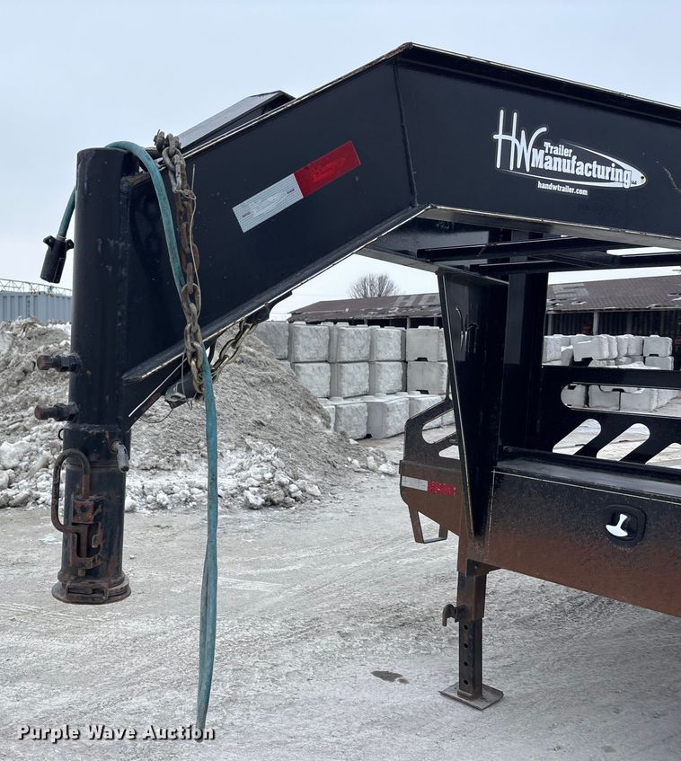 image for item FG1548 2021 H & W trailers equipment trailer