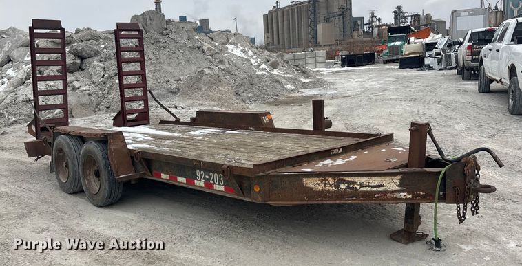 image for item FG1552 1998 Tow master equipment trailer