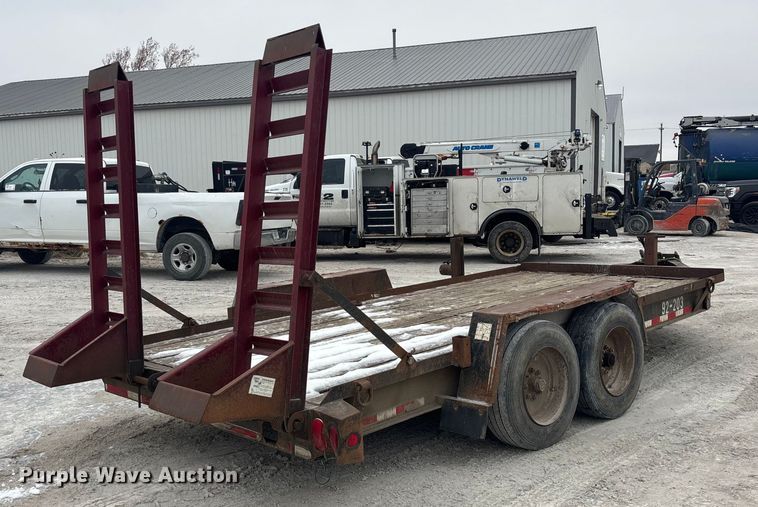image for item FG1552 1998 Tow master equipment trailer