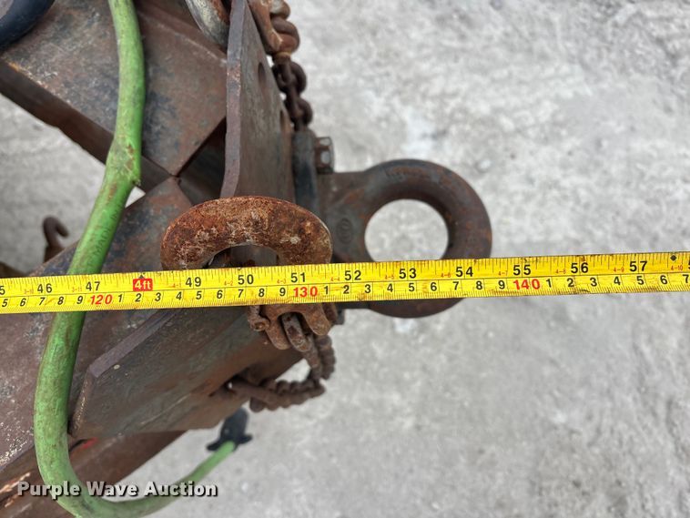 image for item FG1552 1998 Tow master equipment trailer