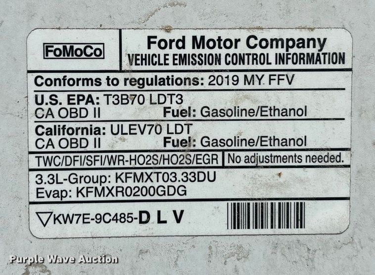 image for item FG1574 2019 Ford F150 SuperCab pickup truck