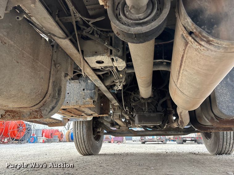 image for item FG1583 2007 Ford F650 Super Duty XL dump flatbed pickup truck