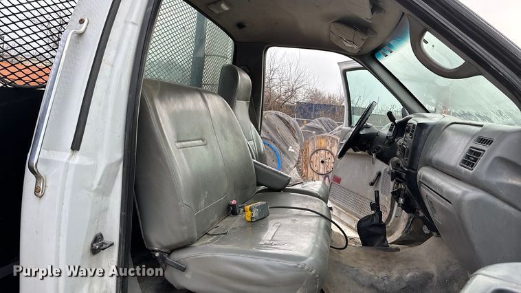 image for item FG1583 2007 Ford F650 Super Duty XL dump flatbed pickup truck