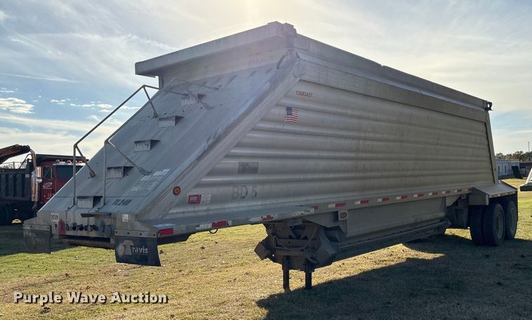 image for item FI0027 2013 Travis Body and Trailers 2013 39.2FT.TRAVIS S/102 bottom dump trailer