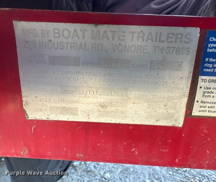 image for item FI0074 2001 Moomba Outback boat