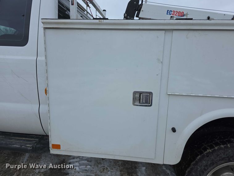 image for item FI0710 2013 Ford F350 Super Duty XL SuperCab utility bed pickup truck