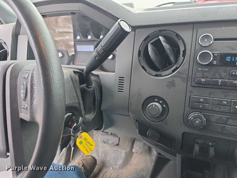 image for item FI0710 2013 Ford F350 Super Duty XL SuperCab utility bed pickup truck