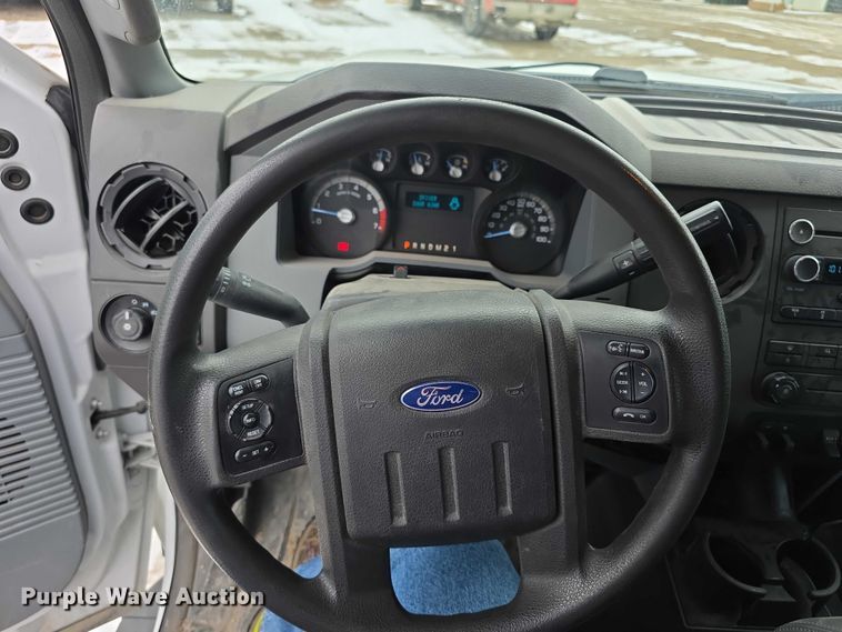 image for item FI0710 2013 Ford F350 Super Duty XL SuperCab utility bed pickup truck