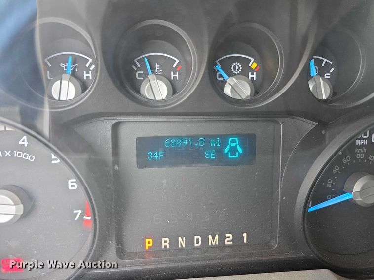 image for item FI0710 2013 Ford F350 Super Duty XL SuperCab utility bed pickup truck