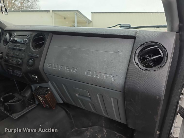 image for item FI0710 2013 Ford F350 Super Duty XL SuperCab utility bed pickup truck