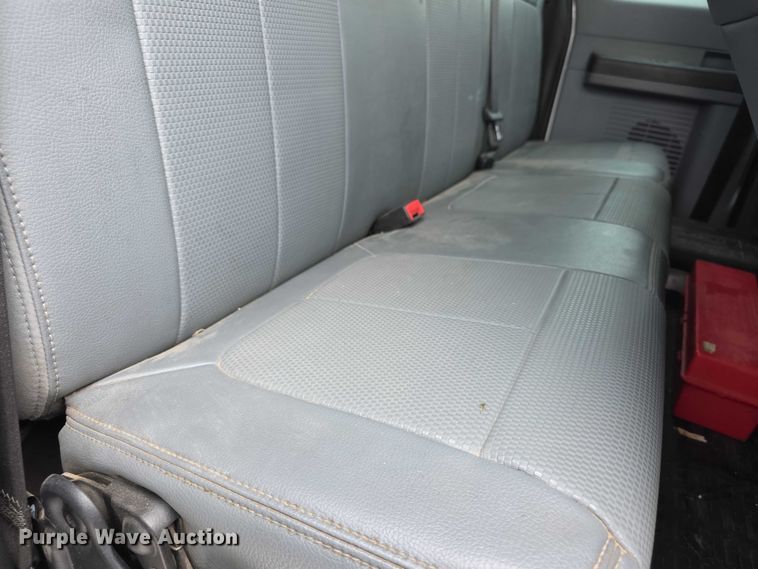 image for item FI0710 2013 Ford F350 Super Duty XL SuperCab utility bed pickup truck