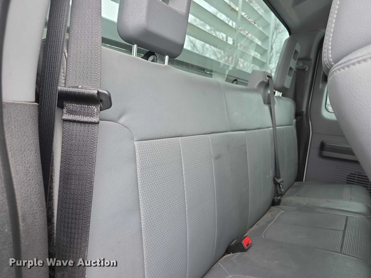 image for item FI0710 2013 Ford F350 Super Duty XL SuperCab utility bed pickup truck