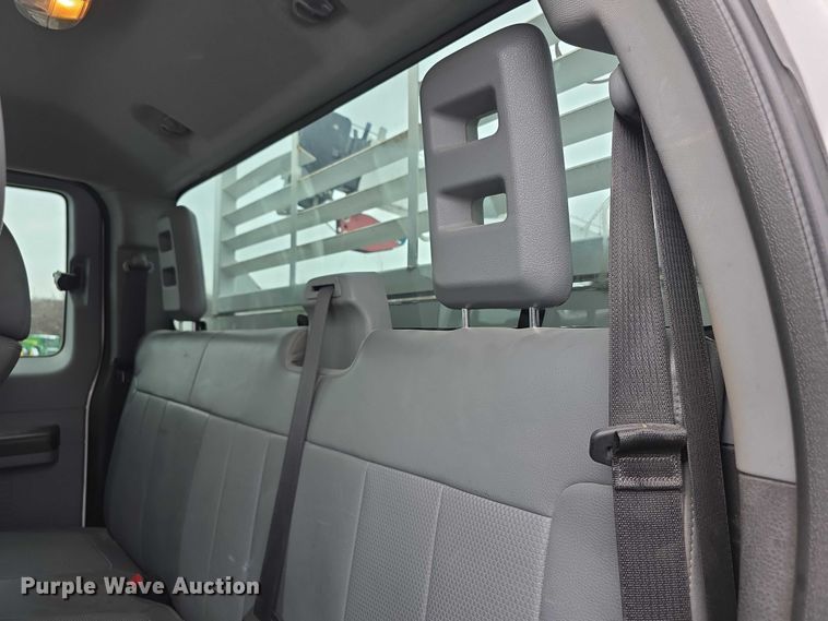 image for item FI0710 2013 Ford F350 Super Duty XL SuperCab utility bed pickup truck