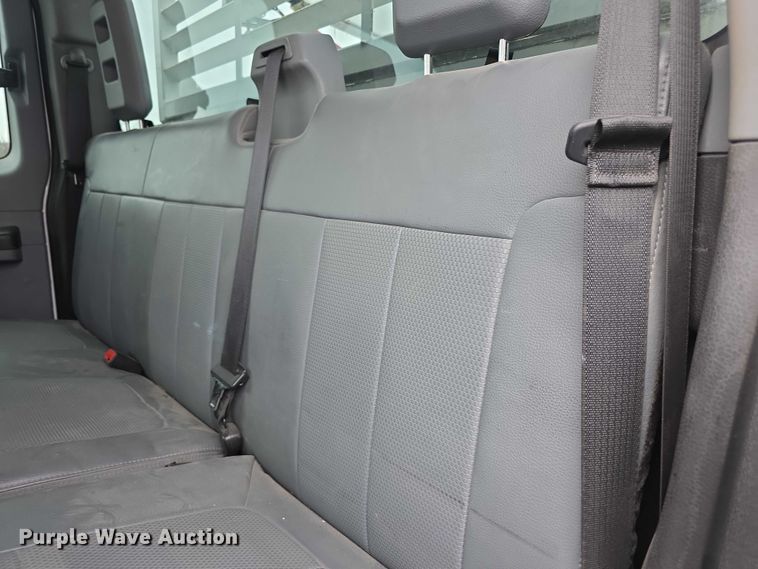 image for item FI0710 2013 Ford F350 Super Duty XL SuperCab utility bed pickup truck