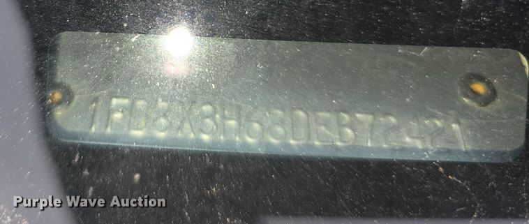 image for item FI0710 2013 Ford F350 Super Duty XL SuperCab utility bed pickup truck