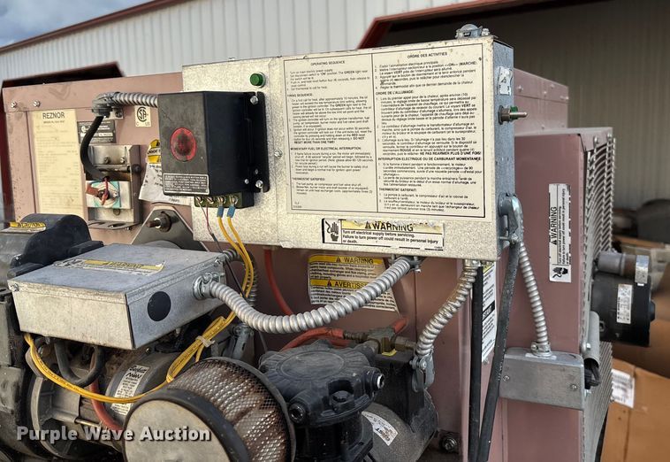 image for item FI1521 2004 Reznor RA140 waste oil heater