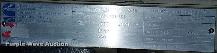 image for item FK0731 Cummins 4BT-C engine