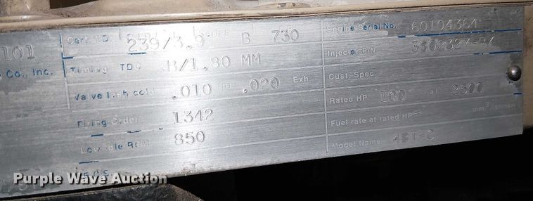 image for item FK0731 Cummins 4BT-C engine