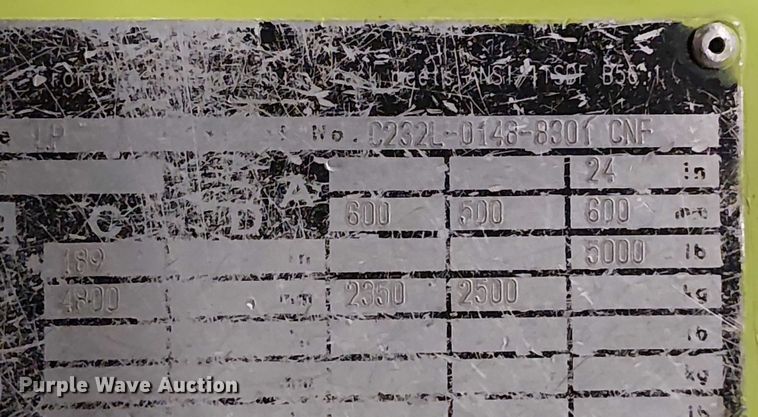 image for item FK0732 Clark C25CL forklift